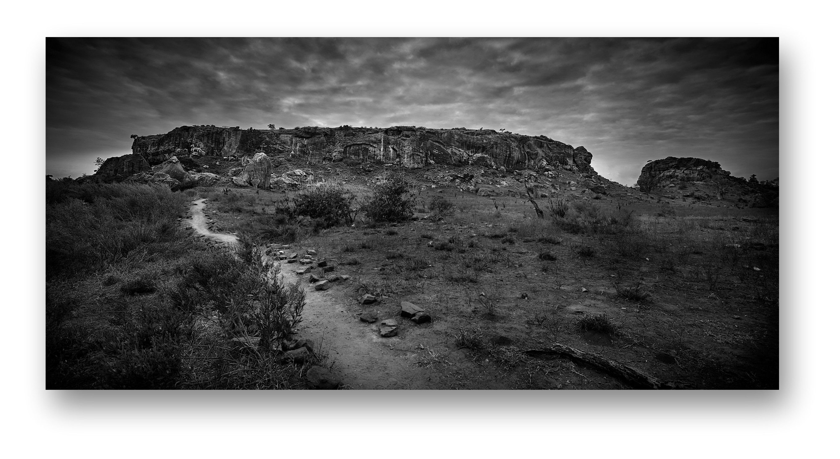An iconic hill of the Kingdom of Mapungubwe dating back to 1075, an important archaeological site in the history of Southern Africa